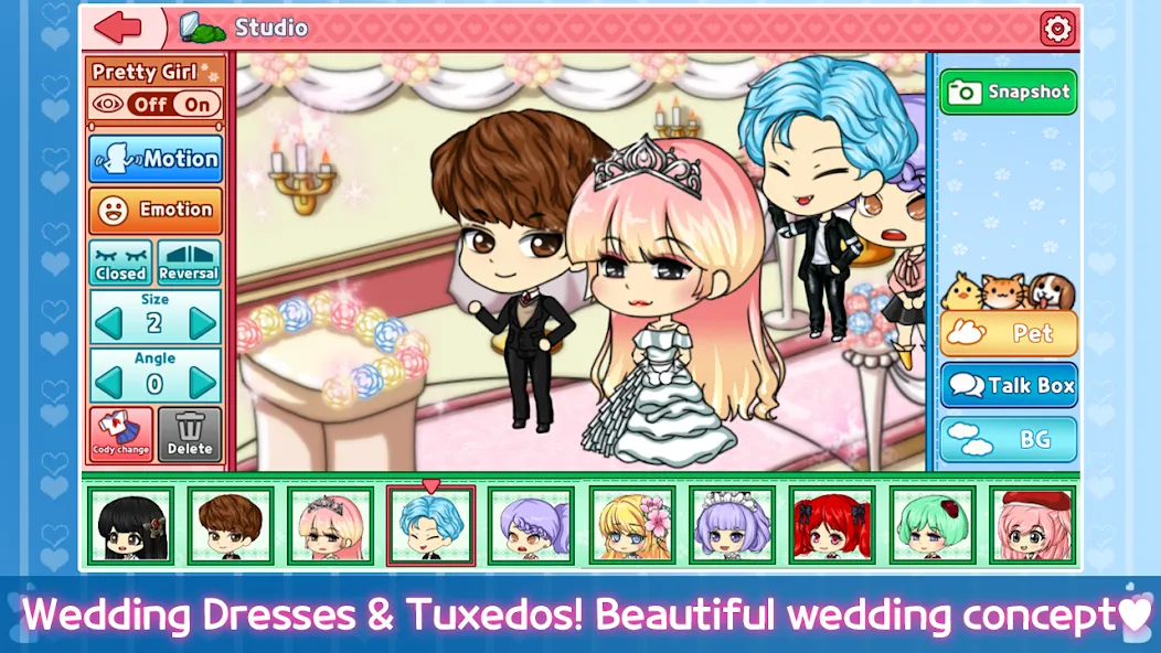 My Prettygirl Story : Dress Up (Мой Притигерл Стори) МОД/Взлом [Бесконечные деньги, Монеты и Мега MOD] Screenshot 4