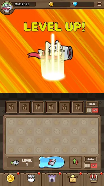 Cat Hero : Idle RPG (Кэт Хиро) МОД/Взлом [Все открыто, Дополнительные деньги и Меню MOD] Screenshot 2
