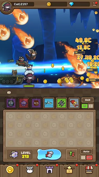 Cat Hero : Idle RPG (Кэт Хиро) МОД/Взлом [Все открыто, Дополнительные деньги и Меню MOD] Screenshot 4