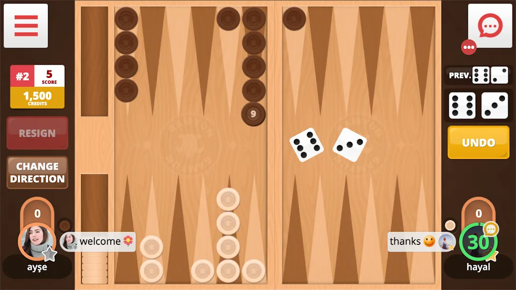 Backgammon Online (Тавла Онлайн) МОД/Взлом [Меню, Бесконечные монеты и Открытые уровни] Screenshot 2