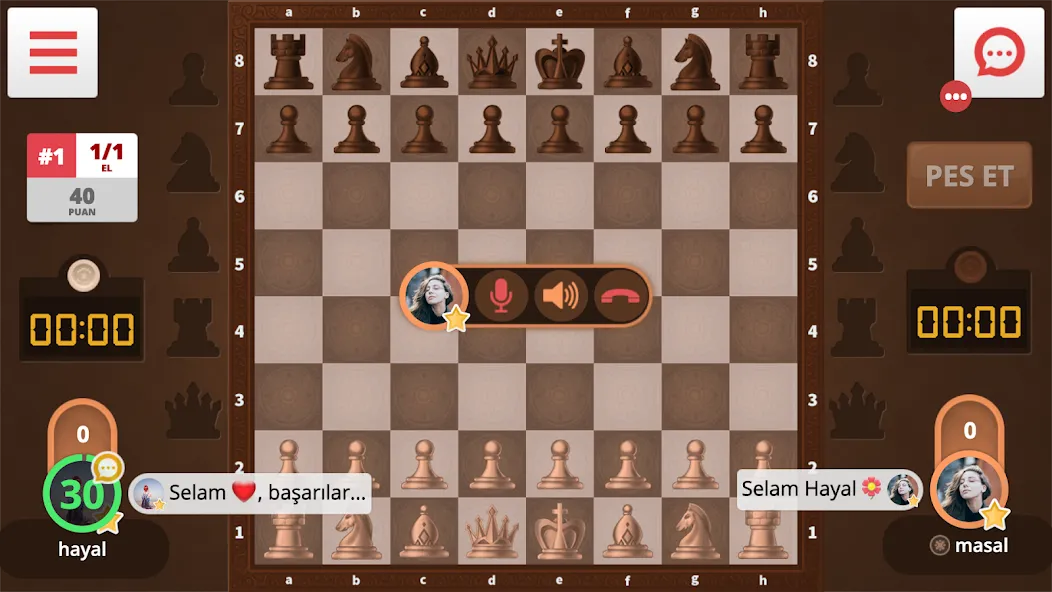 Satranç Online МОД/Взлом [Бесконечные деньги, Монеты и Мега MOD] Screenshot 1