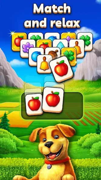 Joey's Farm - Tile Match МОД/Взлом [Все открыто, Дополнительные деньги и Меню MOD] Screenshot 1