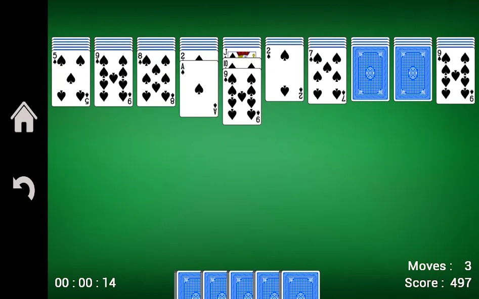 Spider Solitaire МОД/Взлом [Много денег, Монет и Все открыто] Screenshot 3