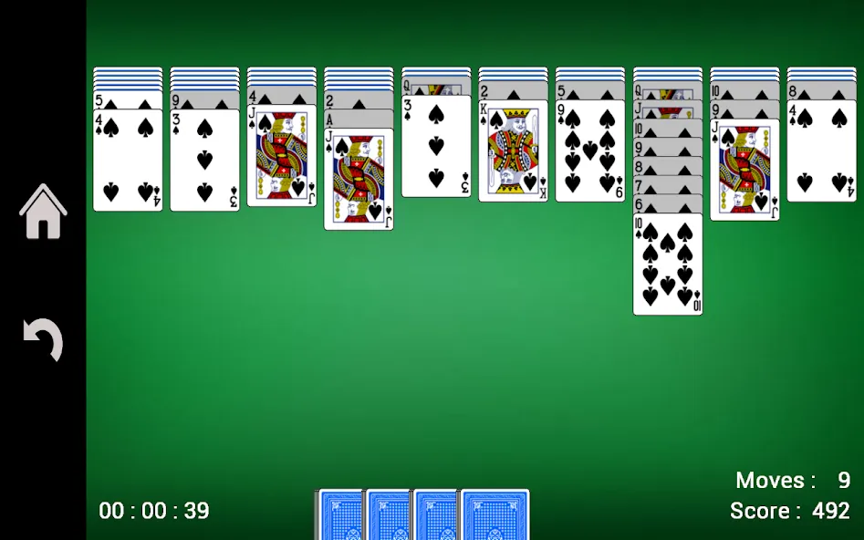 Spider Solitaire МОД/Взлом [Много денег, Монет и Все открыто] Screenshot 4