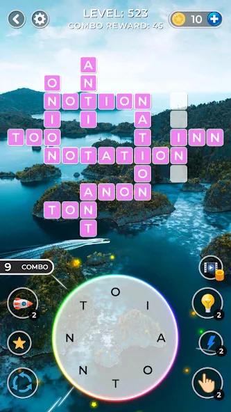 WOW4:Word Connect Offline Word (ВАУ 4) МОД/Взлом [Много монет, Открытые уровни и Мега MOD] Screenshot 3