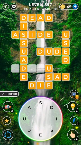 WOW4:Word Connect Offline Word (ВАУ 4) МОД/Взлом [Много монет, Открытые уровни и Мега MOD] Screenshot 5