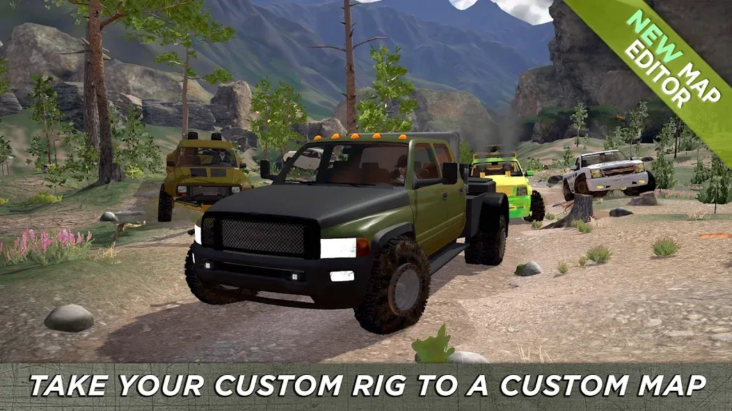 4x4 Mania: SUV Racing (х4 Мания) МОД/Взлом [Деньги, Монеты и Меню MOD] Screenshot 1