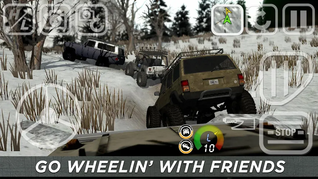 4x4 Mania: SUV Racing (х4 Мания) МОД/Взлом [Деньги, Монеты и Меню MOD] Screenshot 3