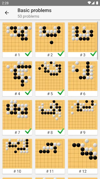 Tsumego Pro (Go Problems) (Цумего Про) МОД/Взлом [Меню, Бесконечные монеты и Открытые уровни] Screenshot 2