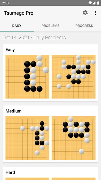 Tsumego Pro (Go Problems) (Цумего Про) МОД/Взлом [Меню, Бесконечные монеты и Открытые уровни] Screenshot 3