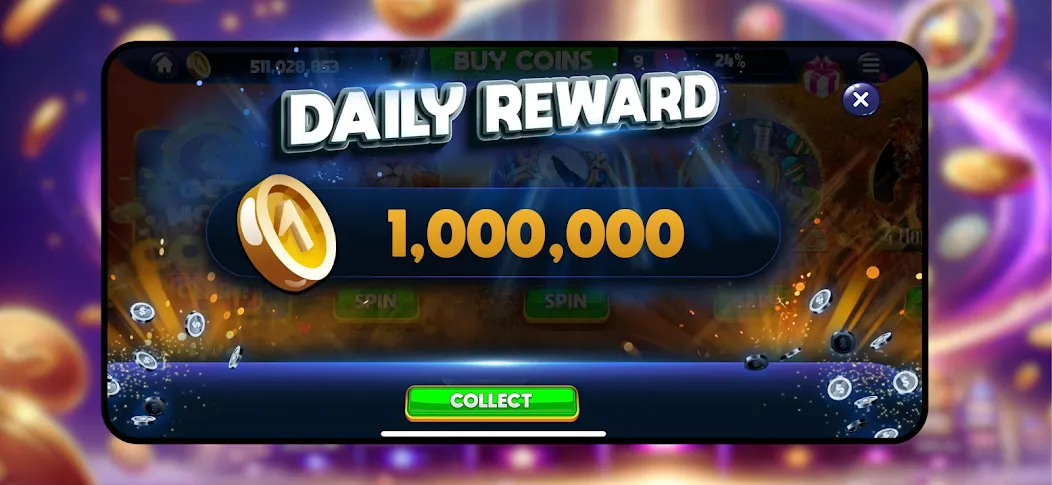 Majestic Slots: Slot Machine МОД/Взлом [Бесконечные деньги, Монеты и Мега MOD] Screenshot 2
