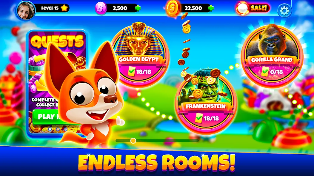 Xtreme Bingo! Slots Bingo Game МОД/Взлом [Меню, Бесконечные монеты и Открытые уровни] Screenshot 5