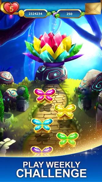 Lost Jewels - Match 3 Puzzle (Лост Джуэлс) МОД/Взлом [Меню, Бесконечные монеты и Открытые уровни] Screenshot 3