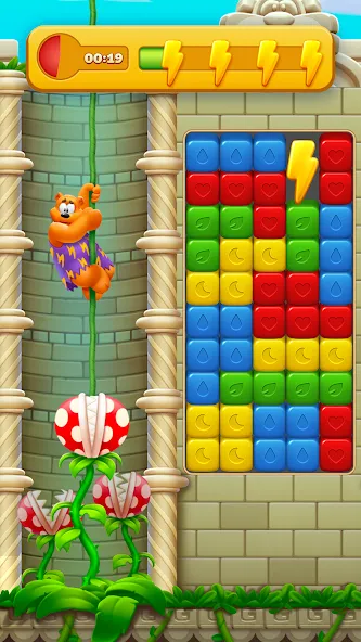 Toon Blast (Тун Бласт) МОД/Взлом [Все открыто, Дополнительные деньги и Меню MOD] Screenshot 1