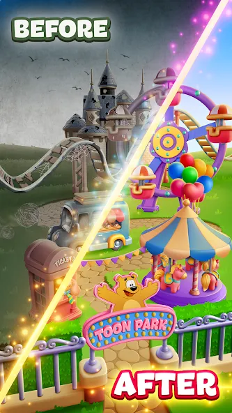 Toon Blast (Тун Бласт) МОД/Взлом [Все открыто, Дополнительные деньги и Меню MOD] Screenshot 3