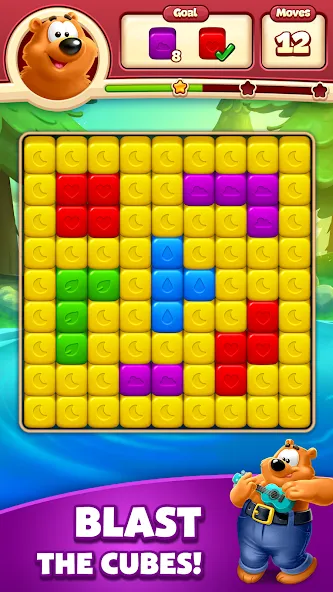 Toon Blast (Тун Бласт) МОД/Взлом [Все открыто, Дополнительные деньги и Меню MOD] Screenshot 4