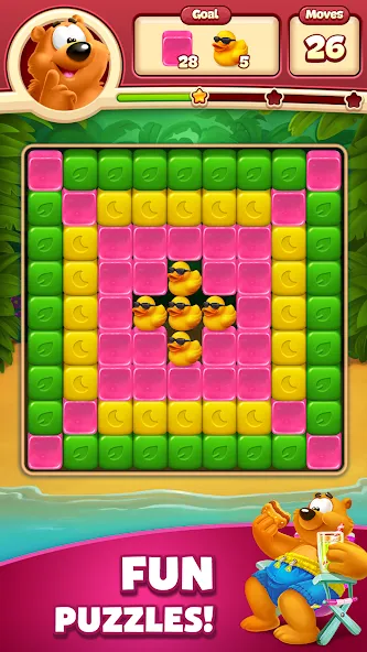 Toon Blast (Тун Бласт) МОД/Взлом [Все открыто, Дополнительные деньги и Меню MOD] Screenshot 5