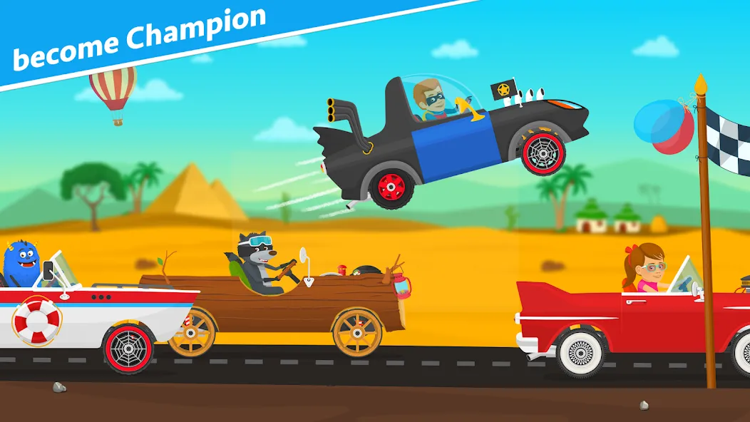Racing car games for kids 2-5 МОД/Взлом [Много денег, Монет и Все открыто] Screenshot 3