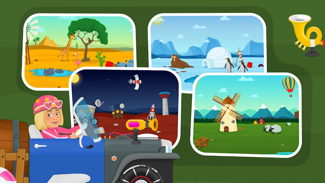 Racing car games for kids 2-5 МОД/Взлом [Много денег, Монет и Все открыто] Screenshot 4