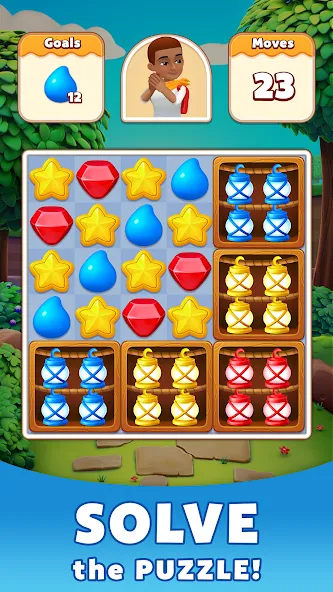 Treasure Party: Puzzle Fun! (Трежер Пати) МОД/Взлом [Все открыто, Дополнительные деньги и Меню MOD] Screenshot 3