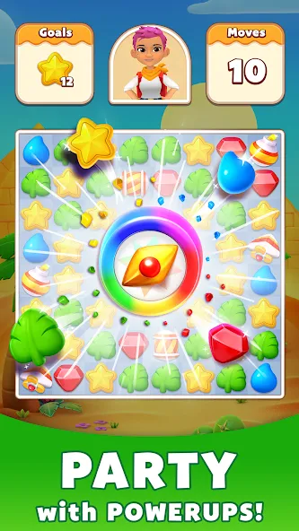 Treasure Party: Puzzle Fun! (Трежер Пати) МОД/Взлом [Все открыто, Дополнительные деньги и Меню MOD] Screenshot 4