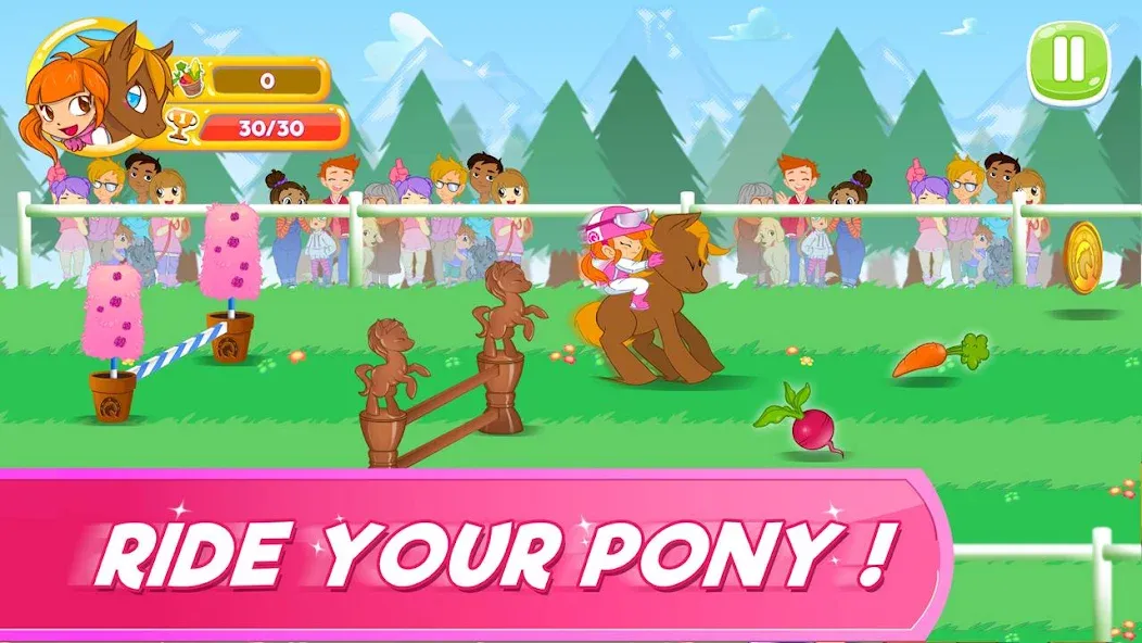 Pony Run : Magic Trails (Пони Ран) МОД/Взлом [Все открыто, Дополнительные деньги и Меню MOD] Screenshot 2