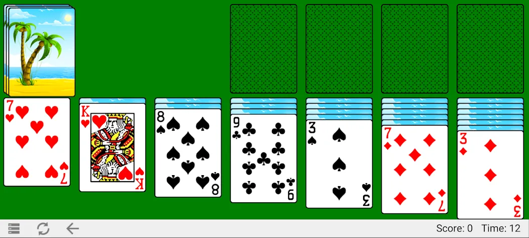 Classic Solitaire МОД/Взлом [Бесконечные деньги, Монеты и Мега MOD] Screenshot 1