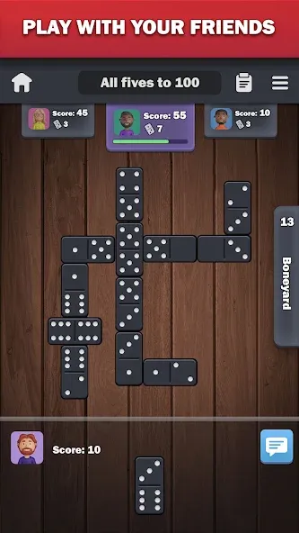Dominoes online - play Domino! МОД/Взлом [Много денег, Монет и Все открыто] Screenshot 2