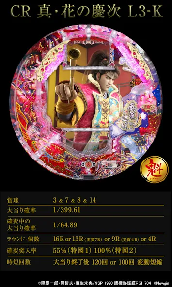 [777TOWN]CR真・花の慶次 МОД/Взлом [Деньги, Монеты и Меню MOD] Screenshot 3