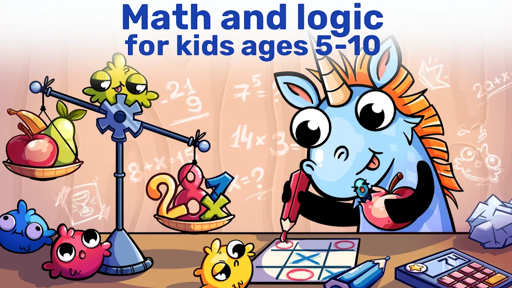 Math&Logic games for kids МОД/Взлом [Деньги, Монеты и Меню MOD] Screenshot 1