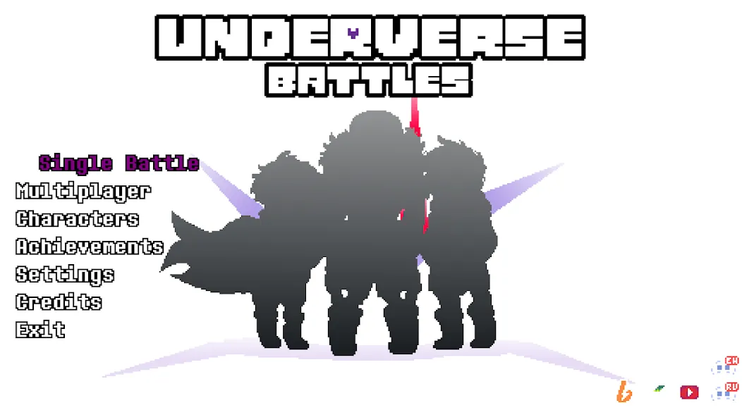 Underverse Battles (Андерверс Баттлз) МОД/Взлом [Все открыто, Дополнительные деньги и Меню MOD] Screenshot 1