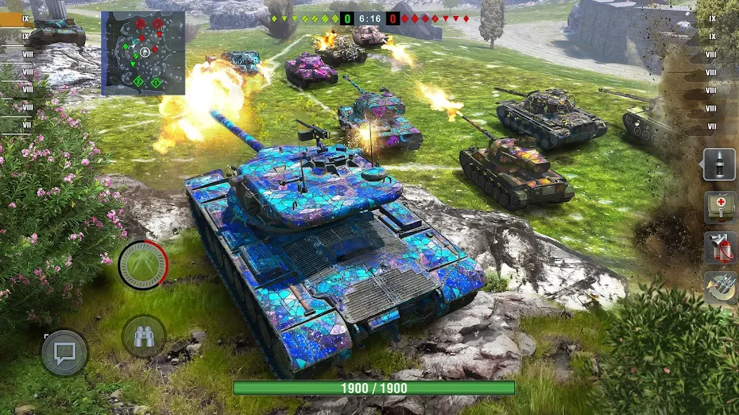 World of Tanks Blitz (Ворлд оф Танкс Блиц ПВП) МОД/Взлом [Много денег, Монет и Все открыто] Screenshot 1