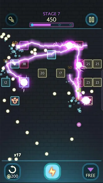 Neon bricks МОД/Взлом [Деньги, Монеты и Меню MOD] Screenshot 4