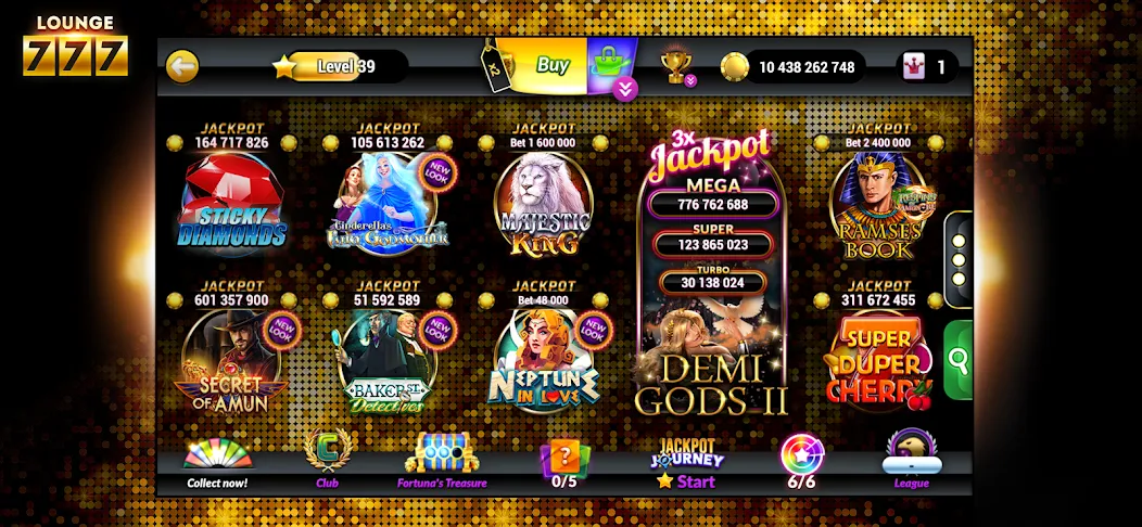 Lounge777 - Online Casino (Лаундж777) МОД/Взлом [Все открыто, Дополнительные деньги и Меню MOD] Screenshot 1