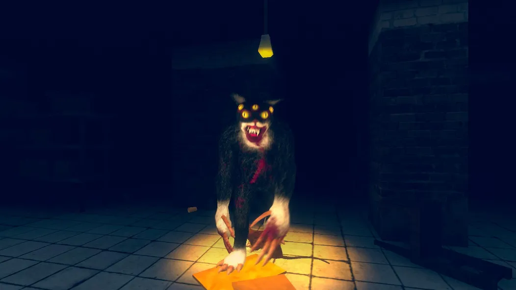 Cat Fred Evil Pet. Horror game МОД/Взлом [Много монет, Открытые уровни и Мега MOD] Screenshot 2