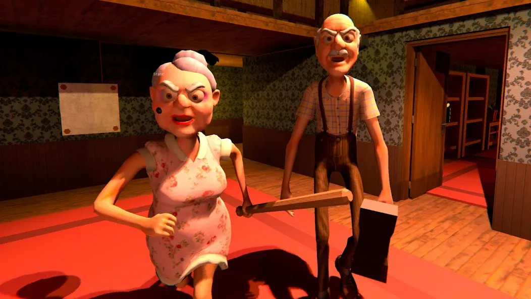 Grandpa And Granny Home Escape (Дедушка и бабушка сбегают из дома) МОД/Взлом [Все открыто, Дополнительные деньги и Меню MOD] Screenshot 2