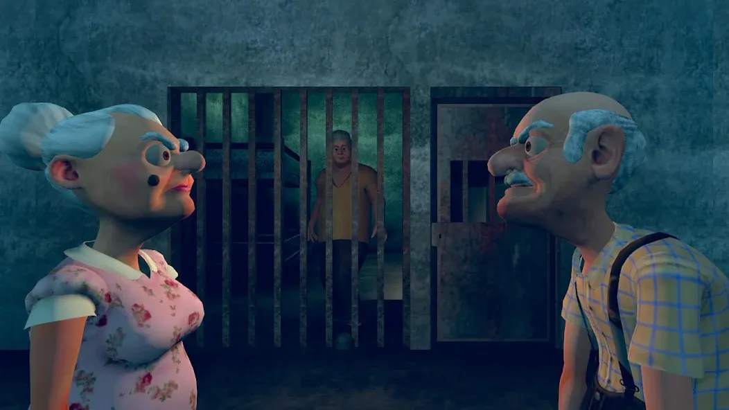 Grandpa & Granny 4 Online Game МОД/Взлом [Меню, Бесконечные монеты и Открытые уровни] Screenshot 2