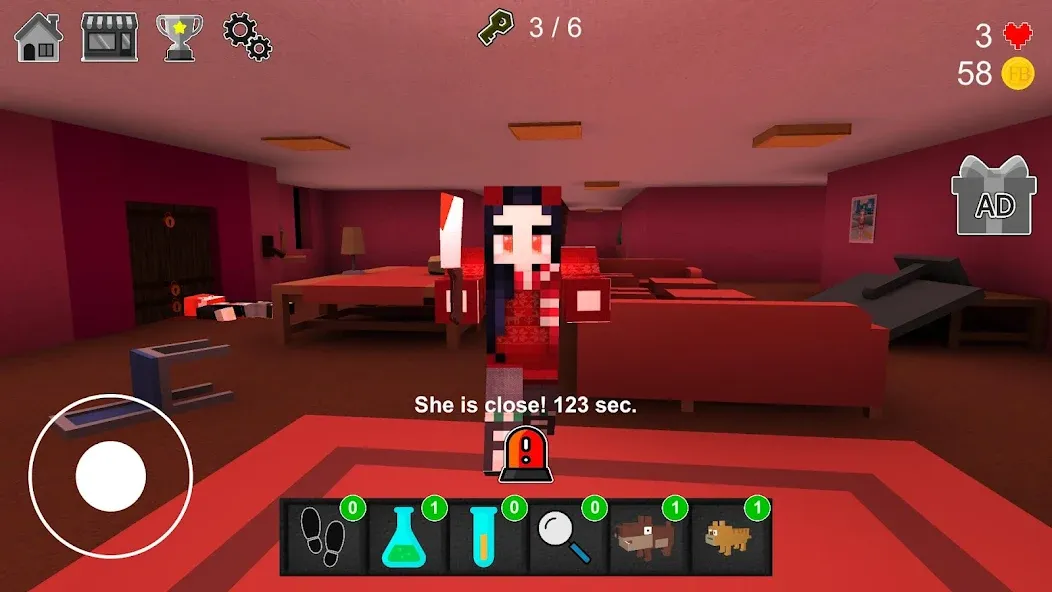 Night Horror In The Pink House МОД/Взлом [Много денег, Монет и Все открыто] Screenshot 5