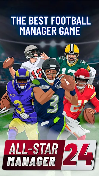 Fantasy Football Bowl Manager (Американ) МОД/Взлом [Много монет, Открытые уровни и Мега MOD] Screenshot 1
