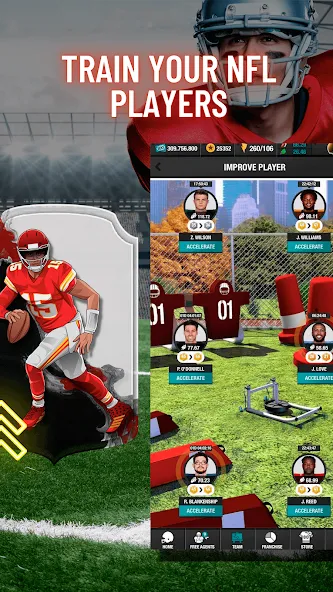 Fantasy Football Bowl Manager (Американ) МОД/Взлом [Много монет, Открытые уровни и Мега MOD] Screenshot 4