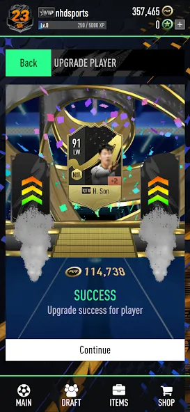 NHDFUT 23 Draft & Packs МОД/Взлом [Деньги, Монеты и Меню MOD] Screenshot 3