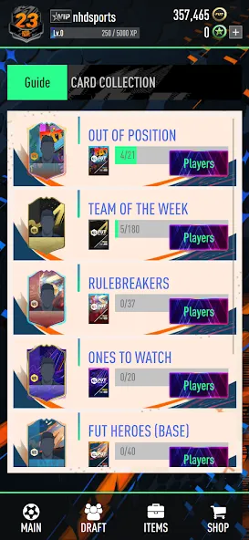NHDFUT 23 Draft & Packs МОД/Взлом [Деньги, Монеты и Меню MOD] Screenshot 4
