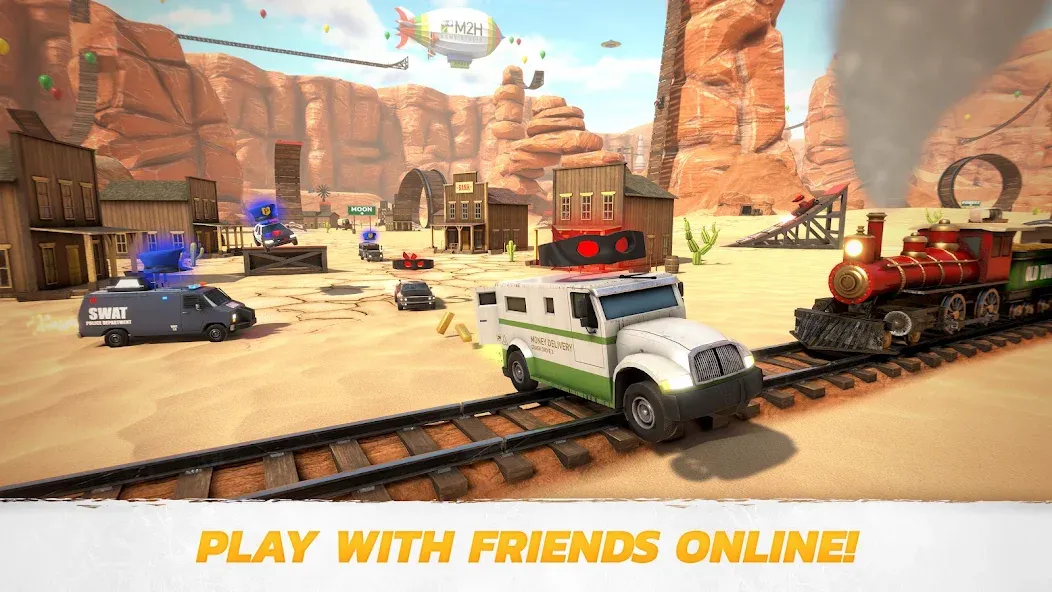 Crash Drive 3: Car Stunting (Крэш Драйв 3) МОД/Взлом [Много монет, Открытые уровни и Мега MOD] Screenshot 1