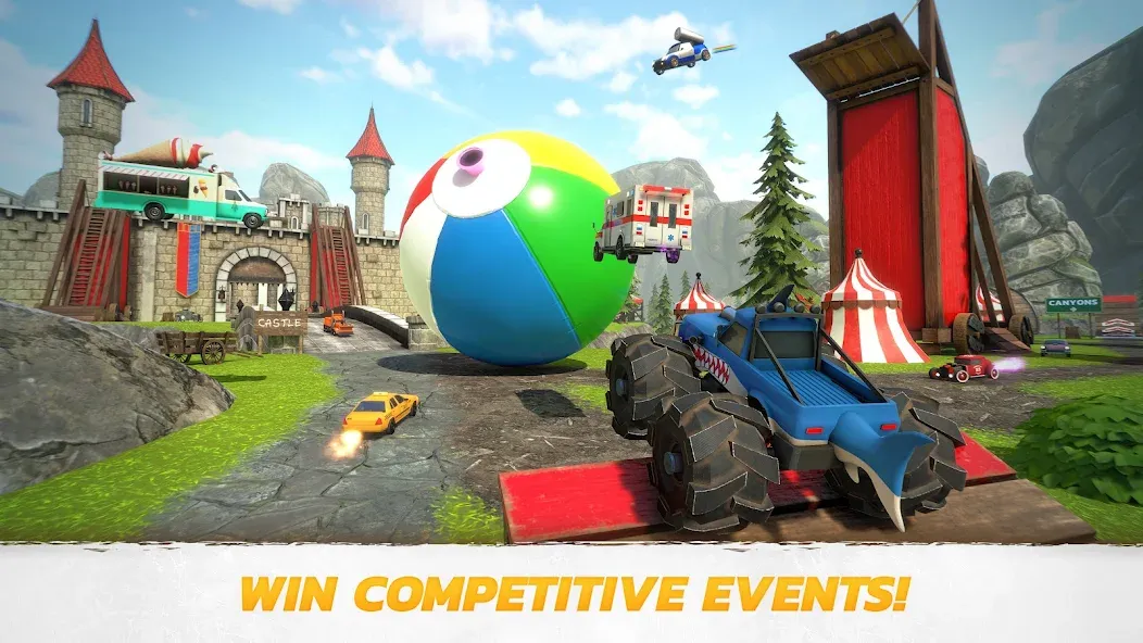 Crash Drive 3: Car Stunting (Крэш Драйв 3) МОД/Взлом [Много монет, Открытые уровни и Мега MOD] Screenshot 2