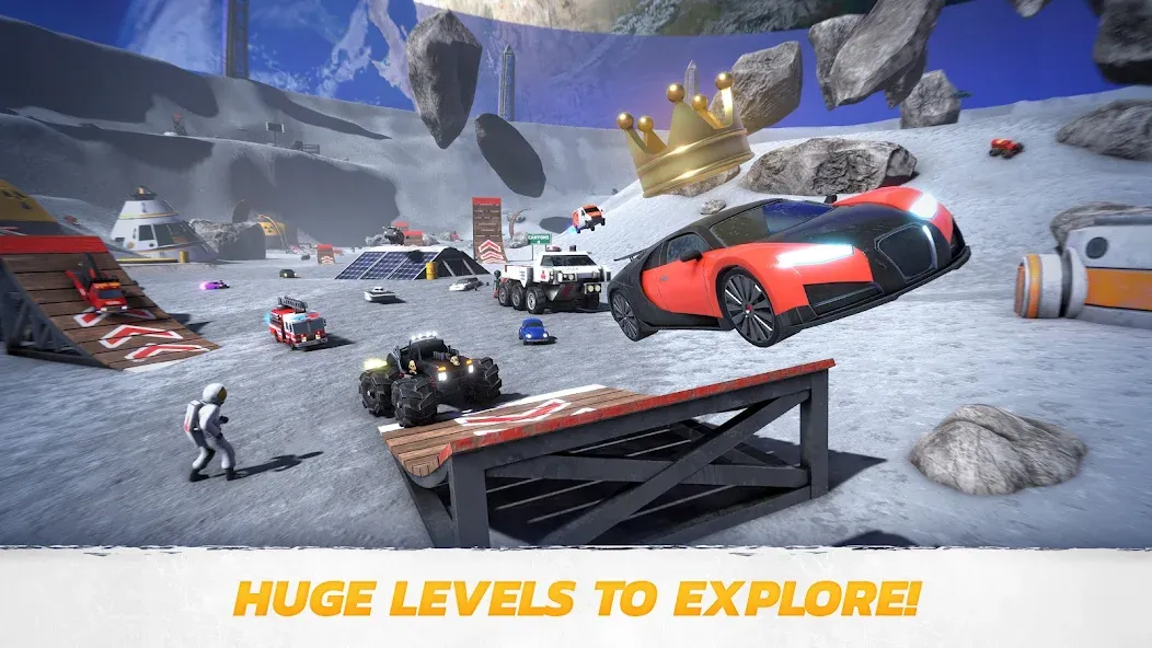 Crash Drive 3: Car Stunting (Крэш Драйв 3) МОД/Взлом [Много монет, Открытые уровни и Мега MOD] Screenshot 3