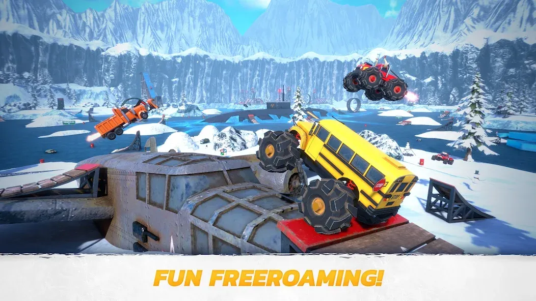Crash Drive 3: Car Stunting (Крэш Драйв 3) МОД/Взлом [Много монет, Открытые уровни и Мега MOD] Screenshot 4