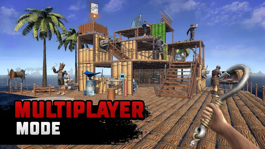 Raft® Survival: Multiplayer (Рафт Сурвивал) МОД/Взлом [Все открыто, Дополнительные деньги и Меню MOD] Screenshot 2