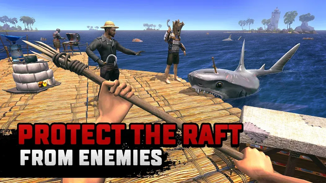 Raft® Survival: Multiplayer (Рафт Сурвивал) МОД/Взлом [Все открыто, Дополнительные деньги и Меню MOD] Screenshot 3