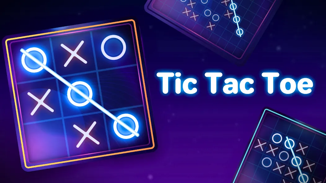 Tic Tac Toe 2 Player: XO Game (Тик Так Тоу 2 игрока) МОД/Взлом [Все открыто, Дополнительные деньги и Меню MOD] Screenshot 1