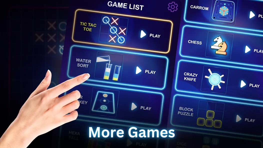 Tic Tac Toe 2 Player: XO Game (Тик Так Тоу 2 игрока) МОД/Взлом [Все открыто, Дополнительные деньги и Меню MOD] Screenshot 3